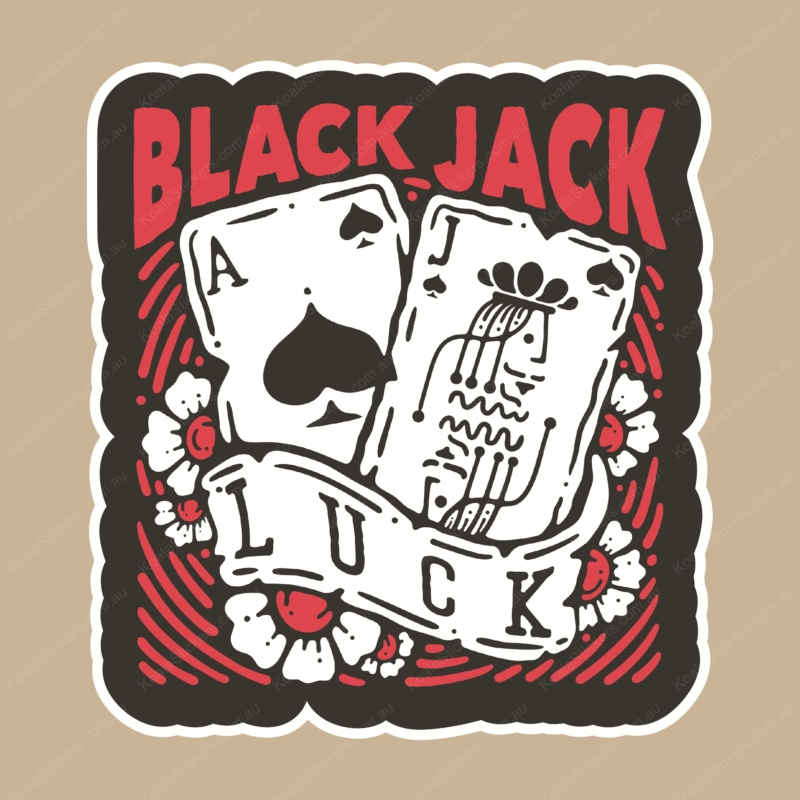 Koala Stickers: Black Jack