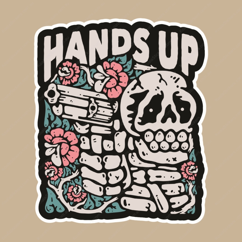 Koala Stickers: Hands Up