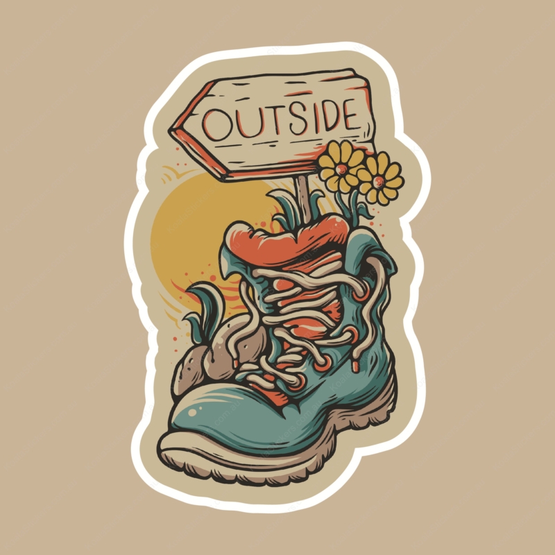 Koala Stickers: Outside Sticker