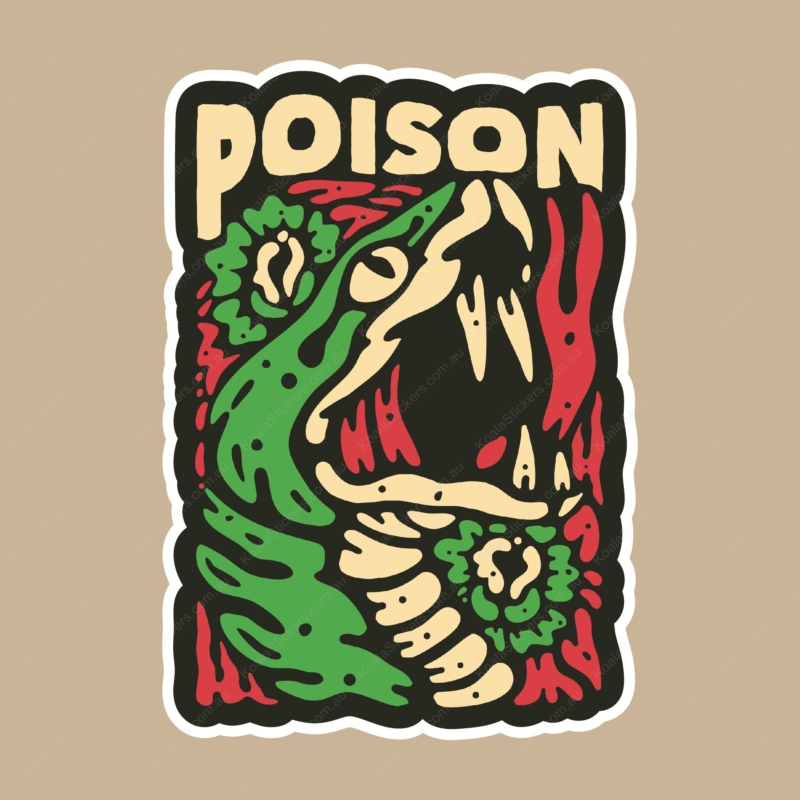Koala Stickers: Poison Sticker