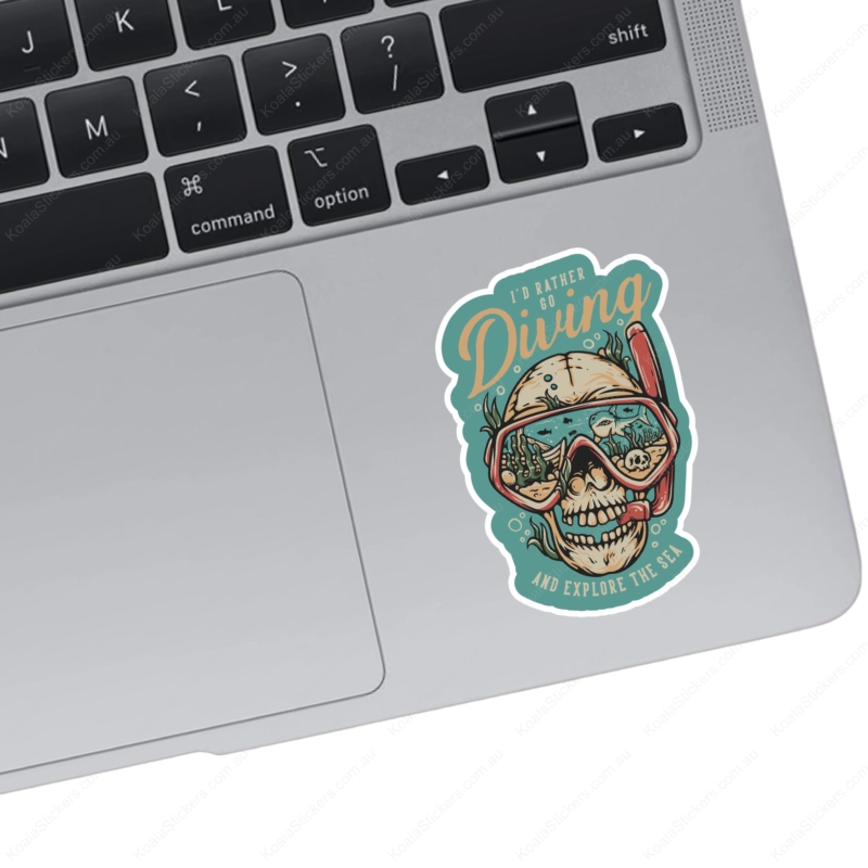 Koala Stickers: Go Diving Sticker - Image 2