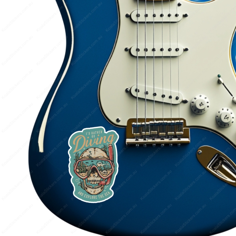 Koala Stickers: Go Diving Sticker - Image 5