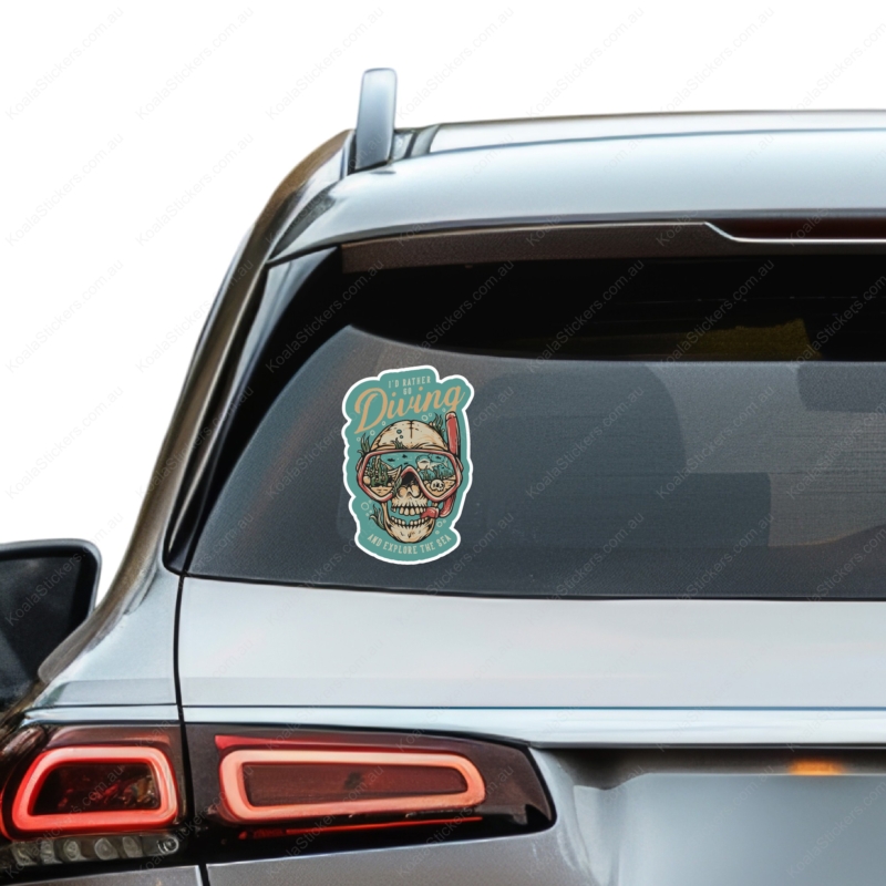 Koala Stickers: Go Diving Sticker - Image 7