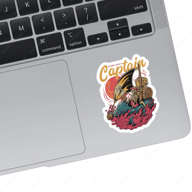 Koala Stickers: Think Like a Captain Sticker - Image 2
