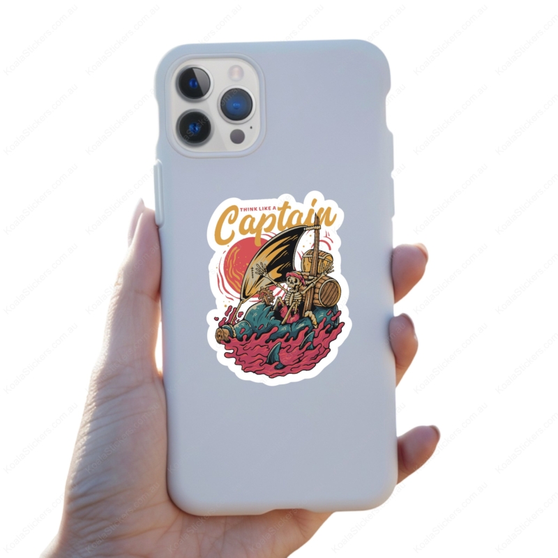 Koala Stickers: Think Like a Captain Sticker - Image 3