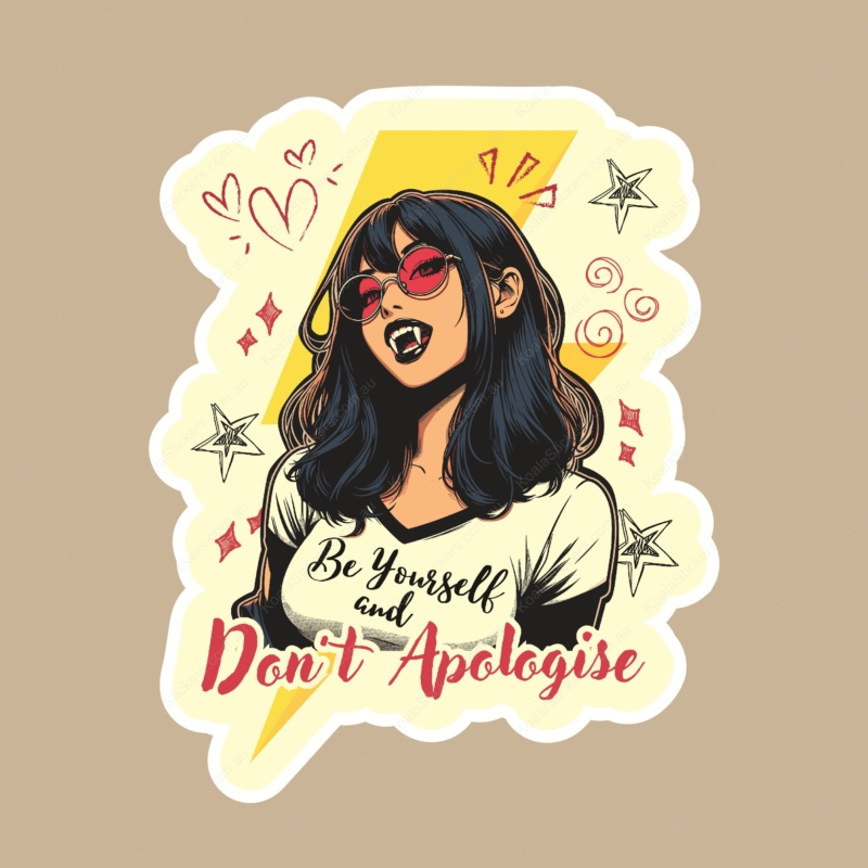 Koala Stickers: Be Yourself Sticker