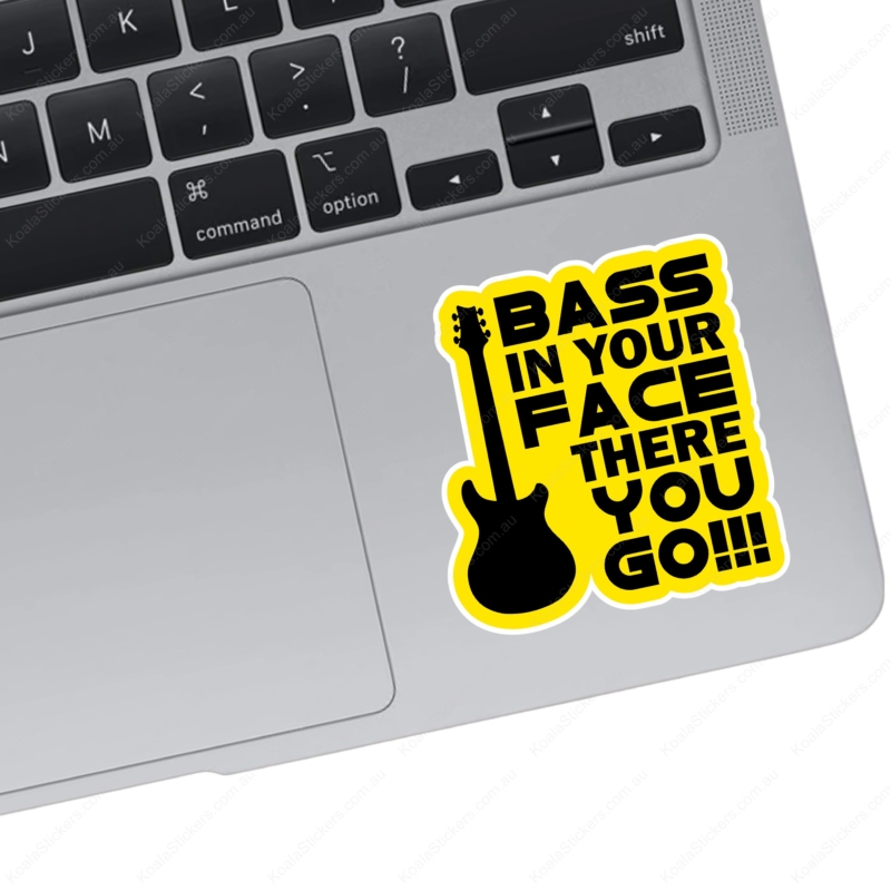 Koala Stickers: Bass in Your Face Sticker - Image 2