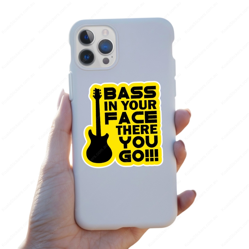 Koala Stickers: Bass in Your Face Sticker - Image 3