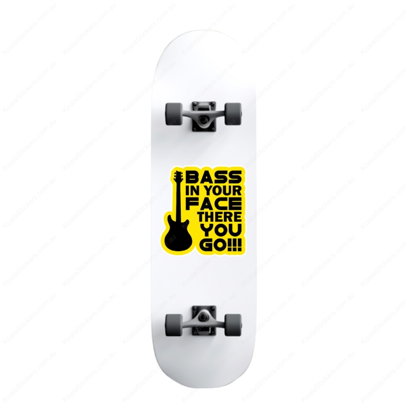 Koala Stickers: Bass in Your Face Sticker - Image 6