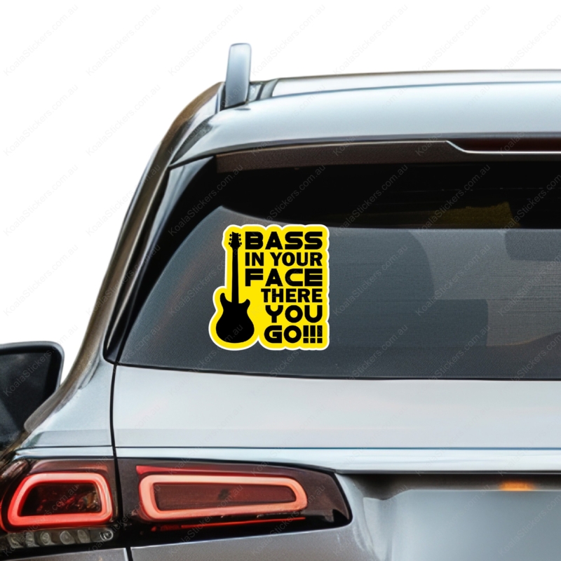 Koala Stickers: Bass in Your Face Sticker - Image 7