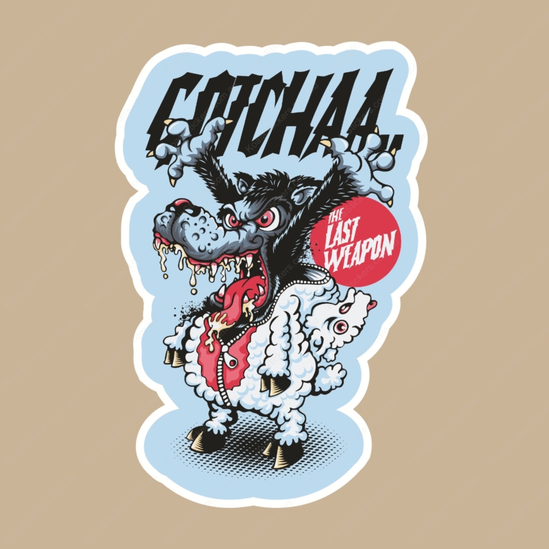 Koala Stickers: My Last Weapon Sticker