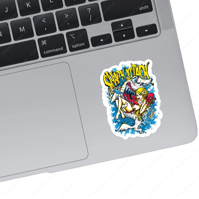 Koala Stickers: Shark Attack Sticker - Image 2