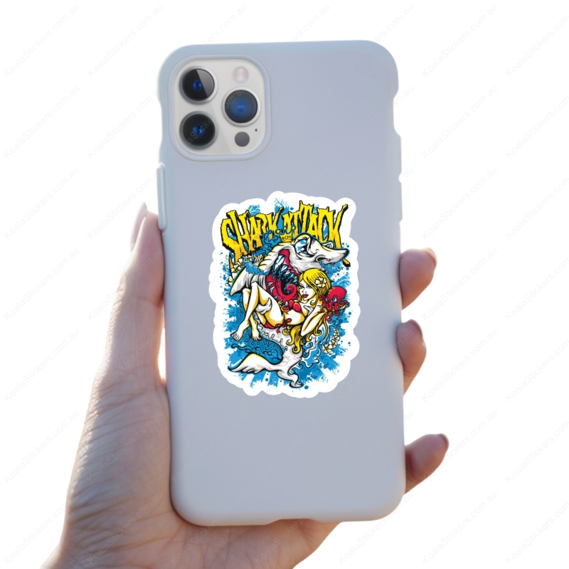 Koala Stickers: Shark Attack Sticker - Image 3