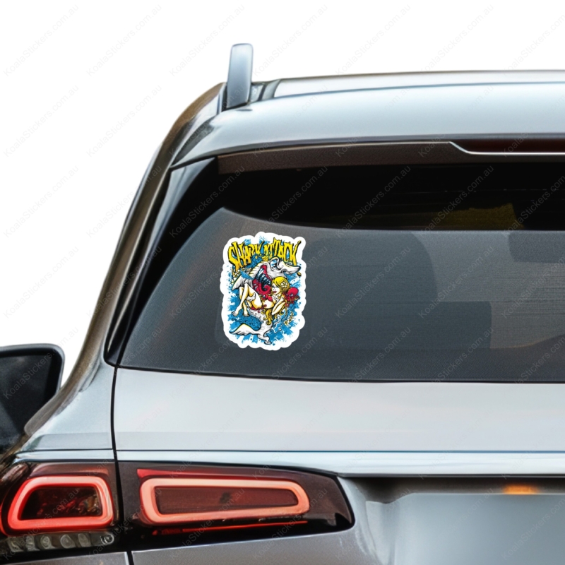 Koala Stickers: Shark Attack Sticker - Image 7
