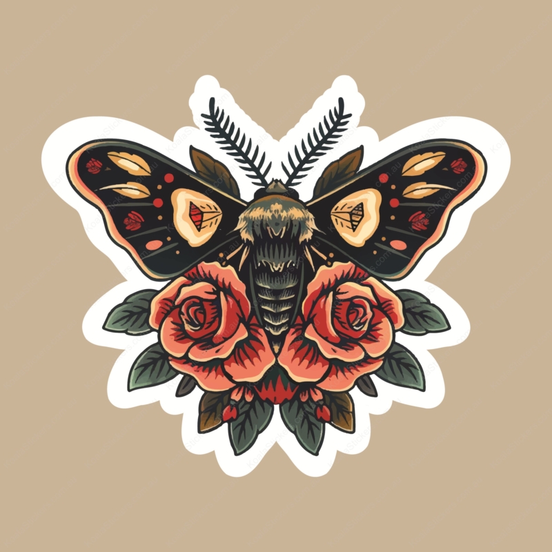 Koala Stickers: Rosemoth Sticker