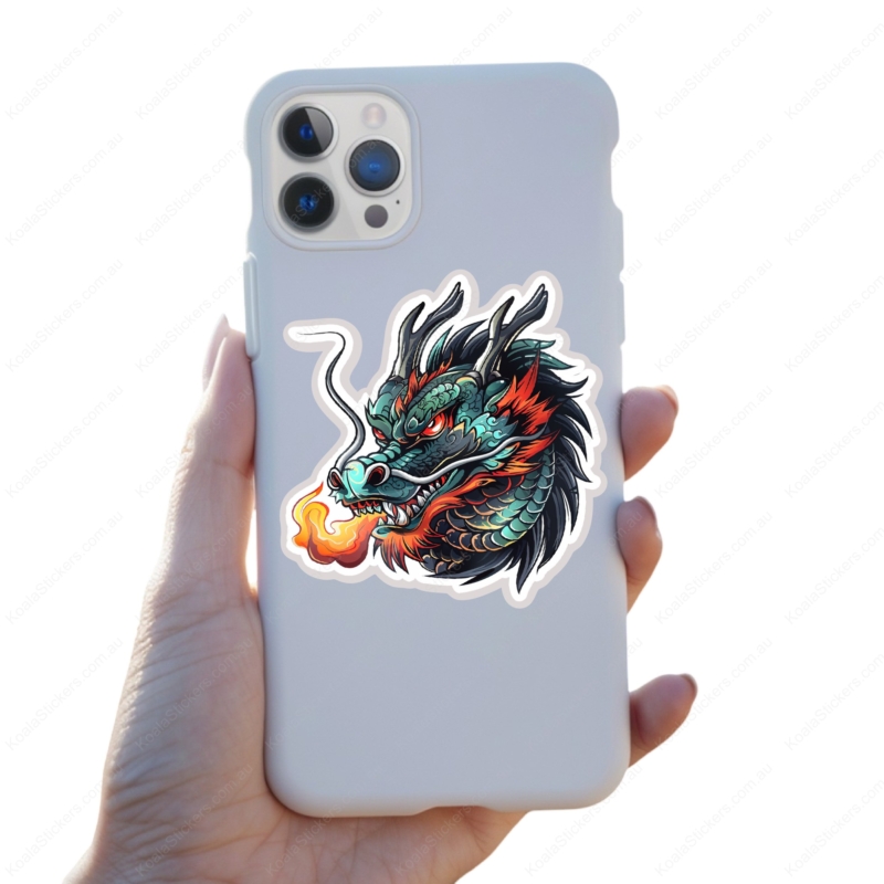 Koala Stickers: Flame Serpent Sticker - Image 3