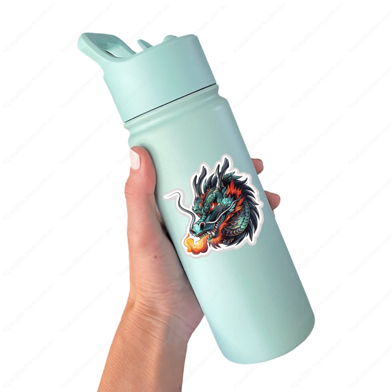 Koala Stickers: Flame Serpent Sticker - Image 4