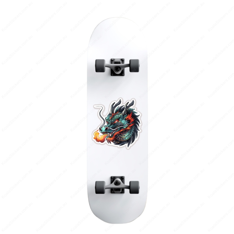 Koala Stickers: Flame Serpent Sticker - Image 6