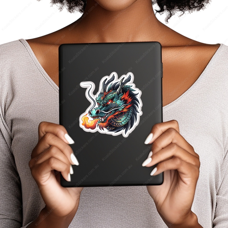 Koala Stickers: Flame Serpent Sticker - Image 8