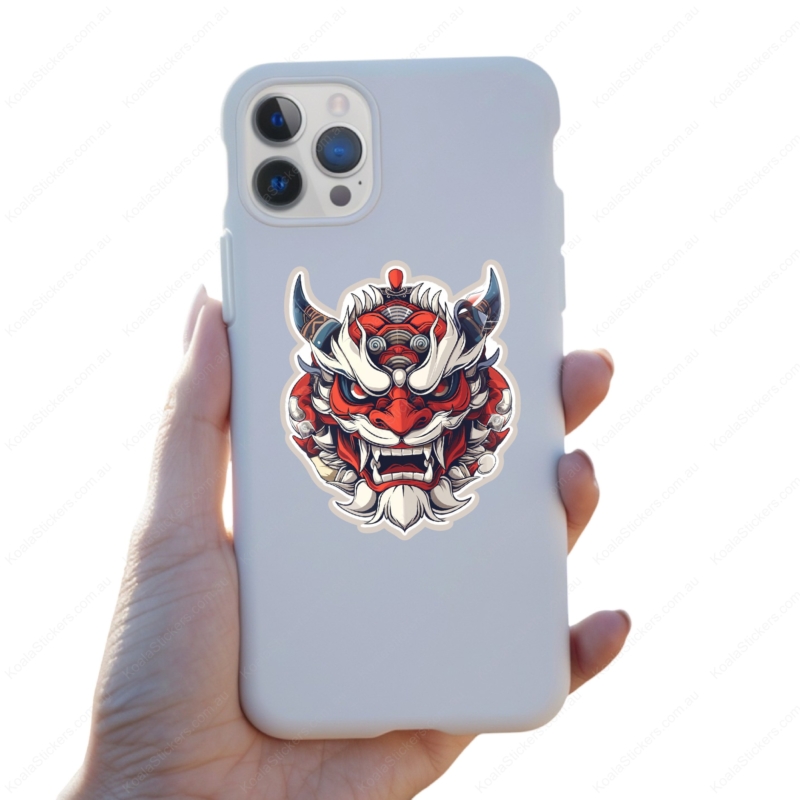 Koala Stickers: Crimson Oni Sticker - Image 3