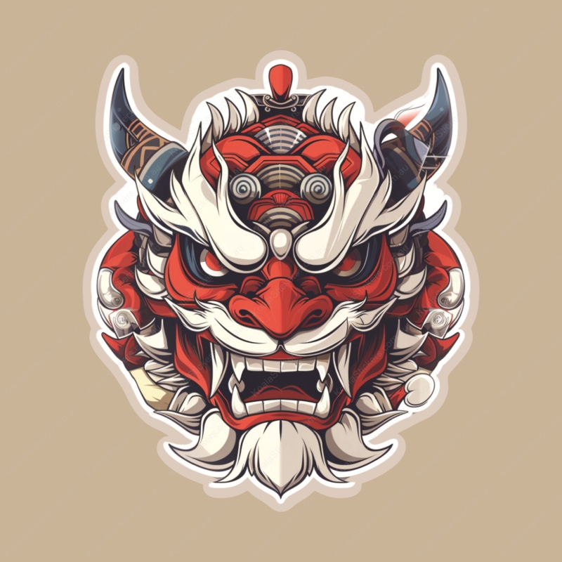 Koala Stickers: Crimson Oni Sticker