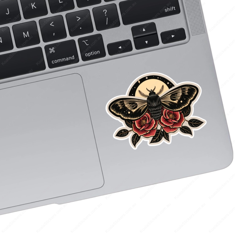 Koala Stickers: Moonrose Moth Sticker - Image 2