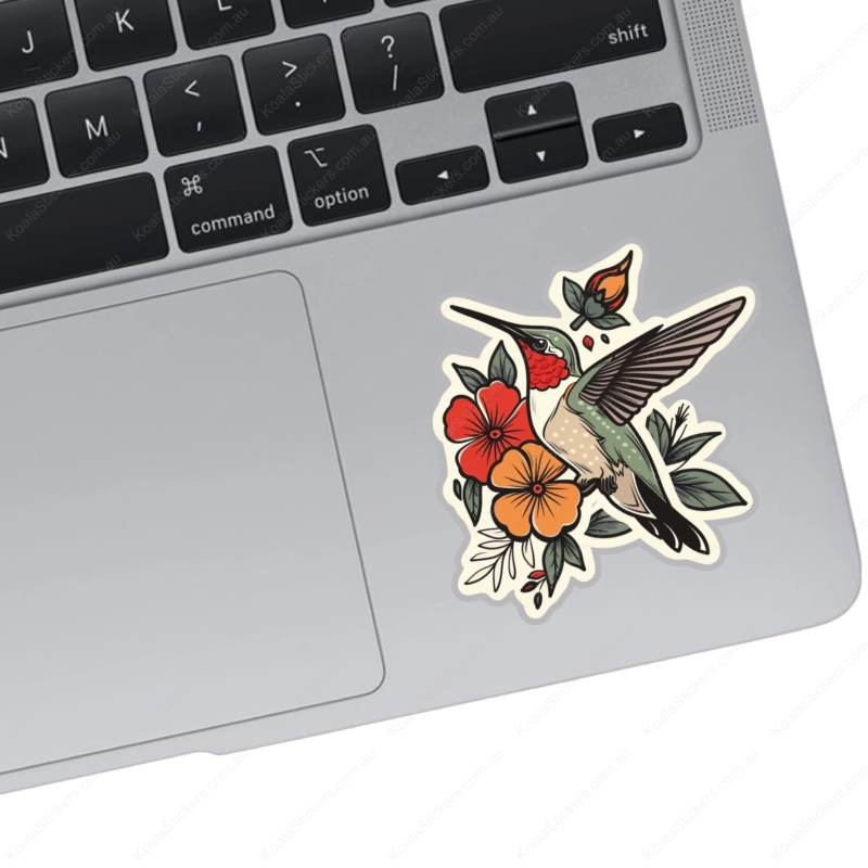 Koala Stickers: Blossom Hummer Sticker - Image 2