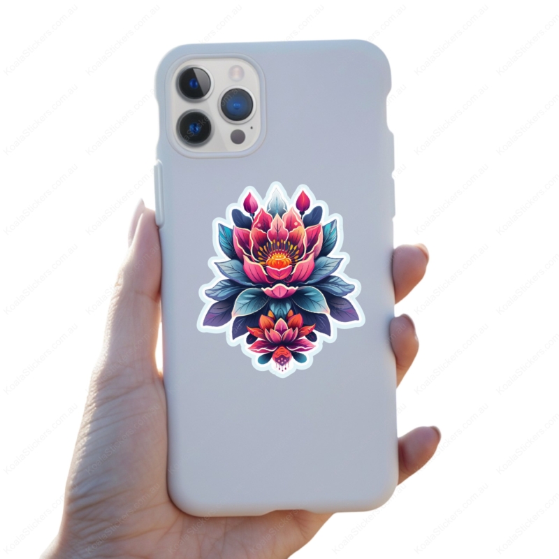 Koala Stickers: Lotus Bloom Sticker - Image 3