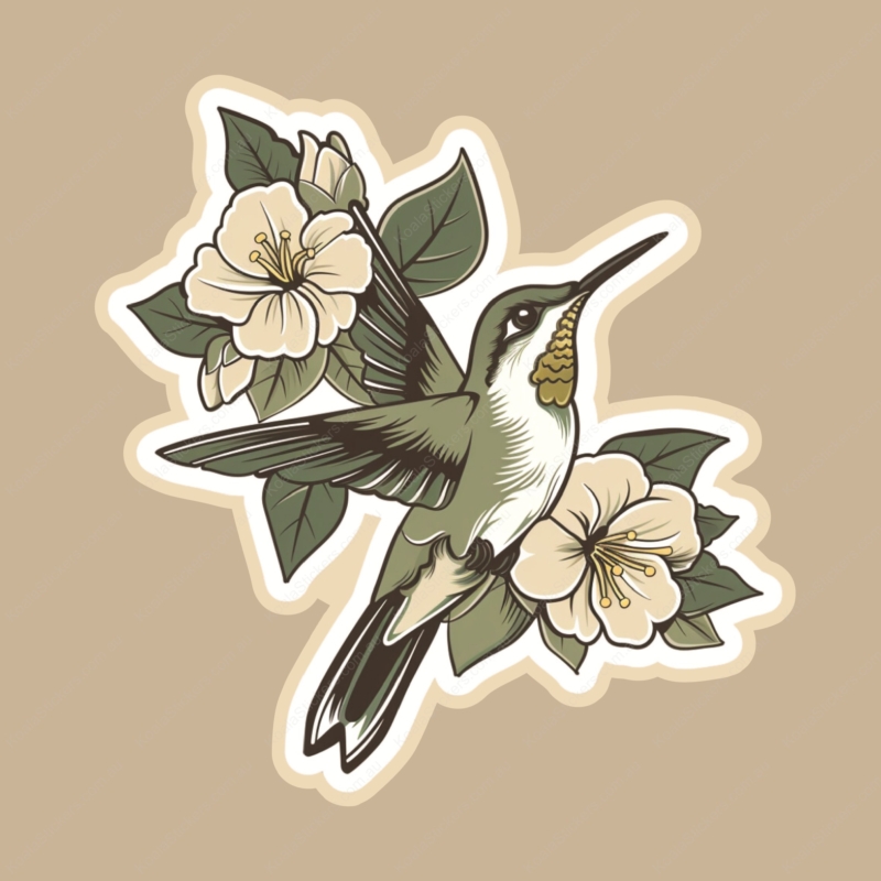 Koala Stickers: Ivory Hummer Sticker