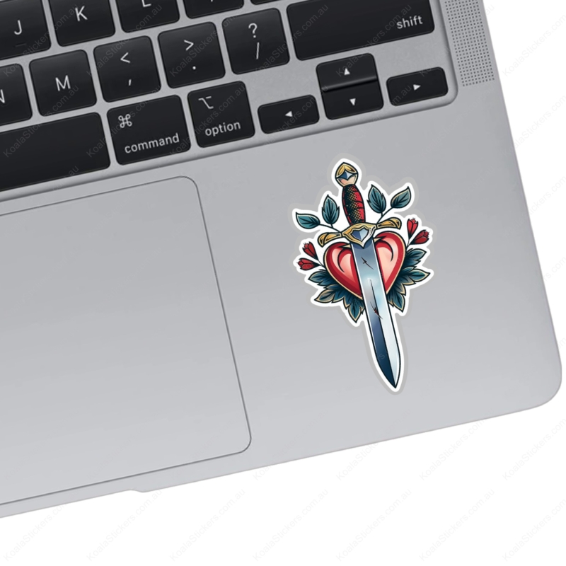 Koala Stickers: Heart Piecer Sticker - Image 2
