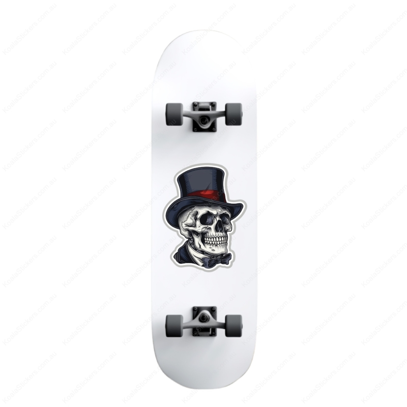 Koala Stickers: Dapper Skull Sticker - Image 6
