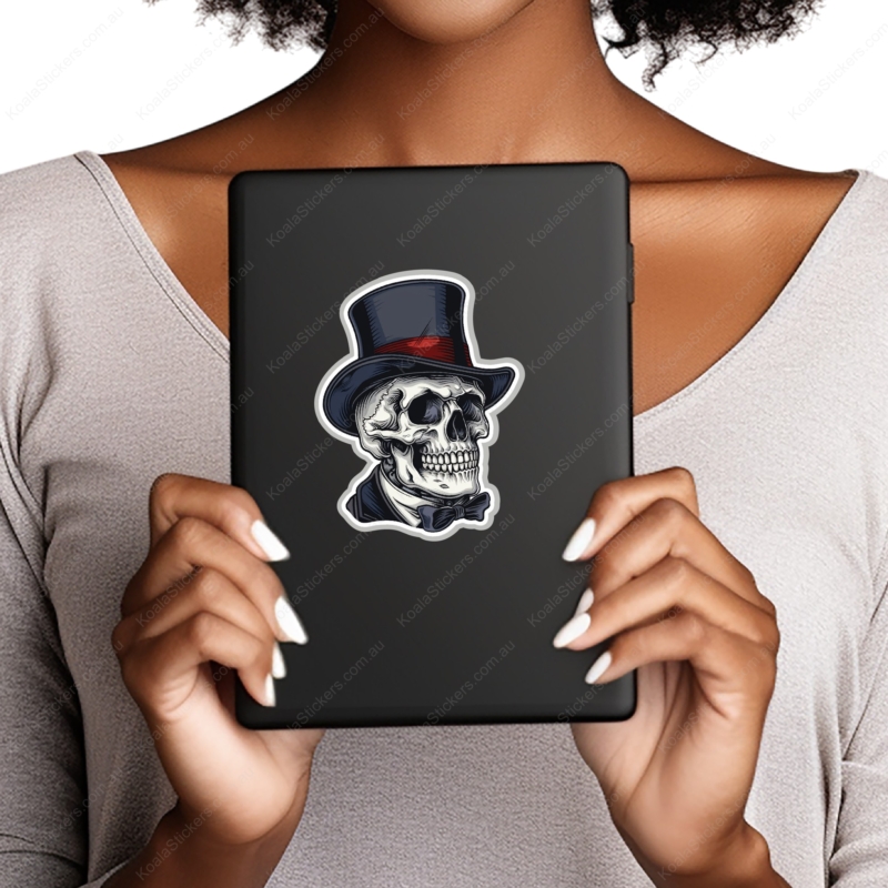 Koala Stickers: Dapper Skull Sticker - Image 8