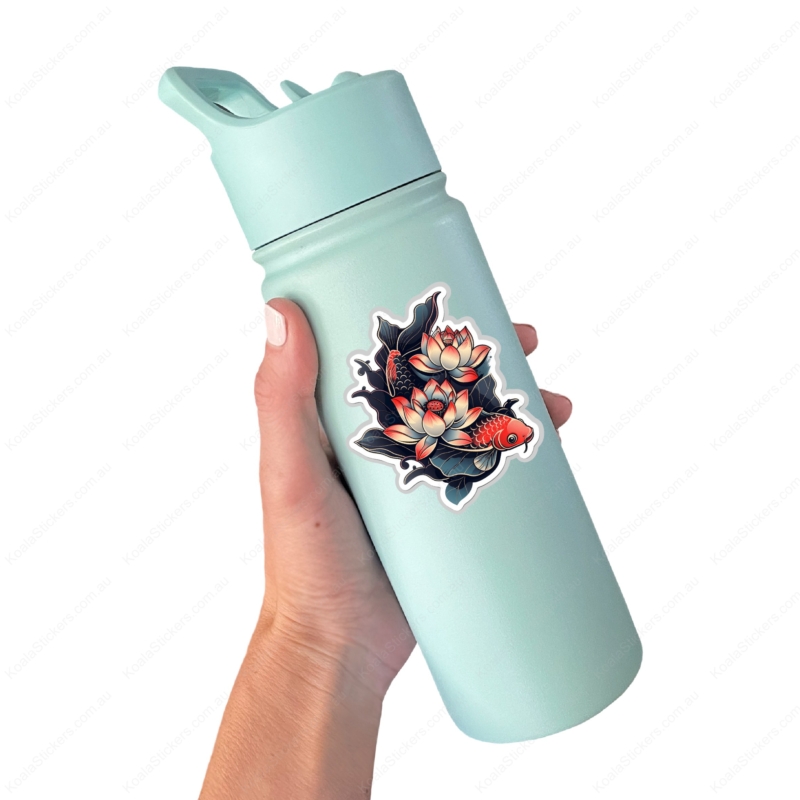 Koala Stickers: Lotus Koi Sticker - Image 4