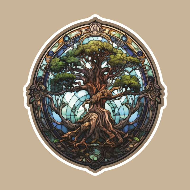 Koala Stickers: Eternal Oak Sticker
