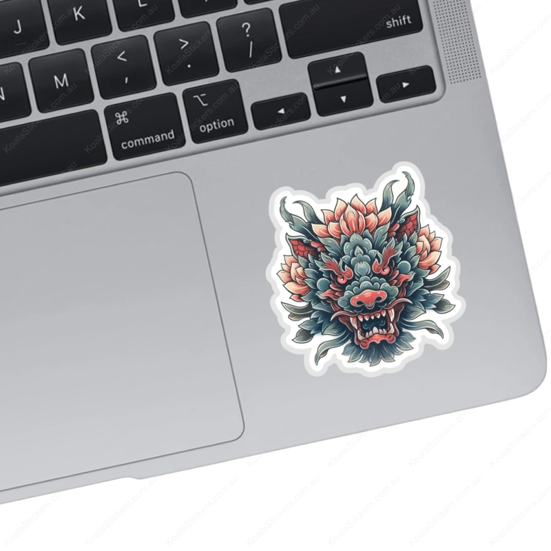 Koala Stickers: Lotus Dragon Sticker - Image 2