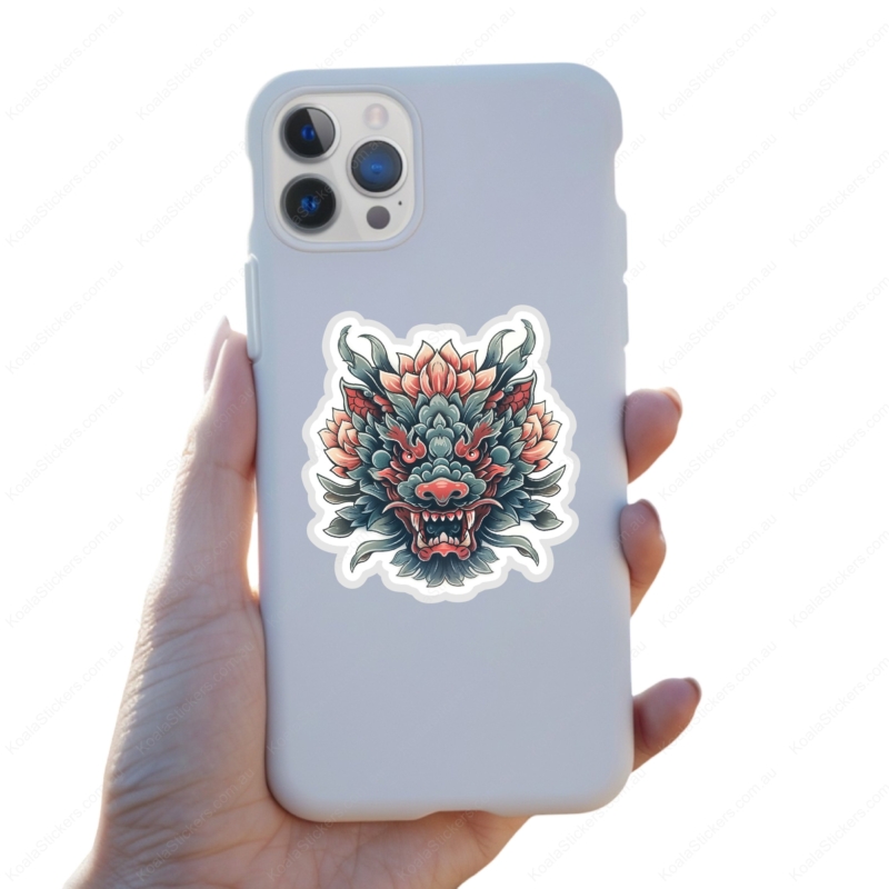 Koala Stickers: Lotus Dragon Sticker - Image 3