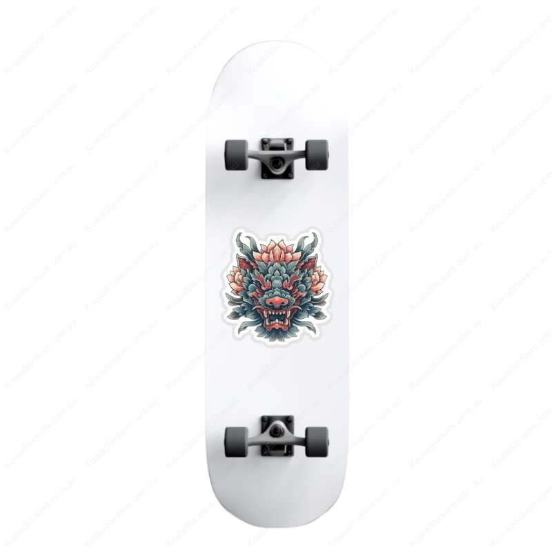 Koala Stickers: Lotus Dragon Sticker - Image 6