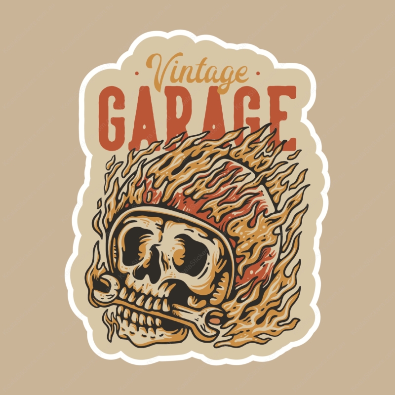 Koala Stickers: Vintage Garage Sticker