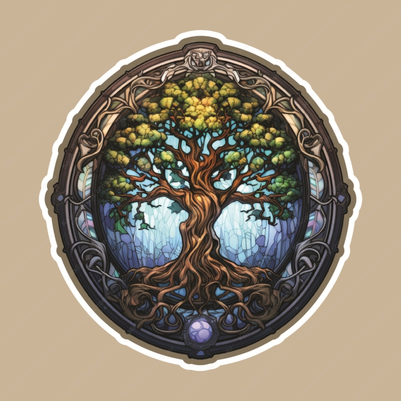 Koala Stickers: Verdant Crown Sticker