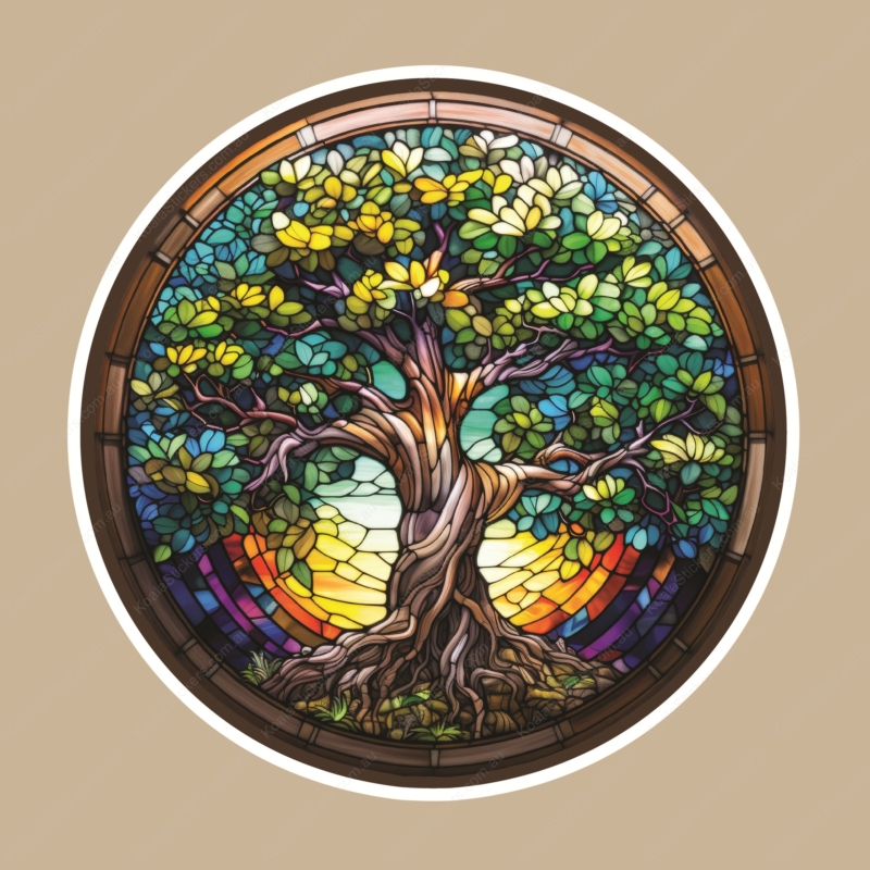 Koala Stickers: Sunrise Oak Sticker