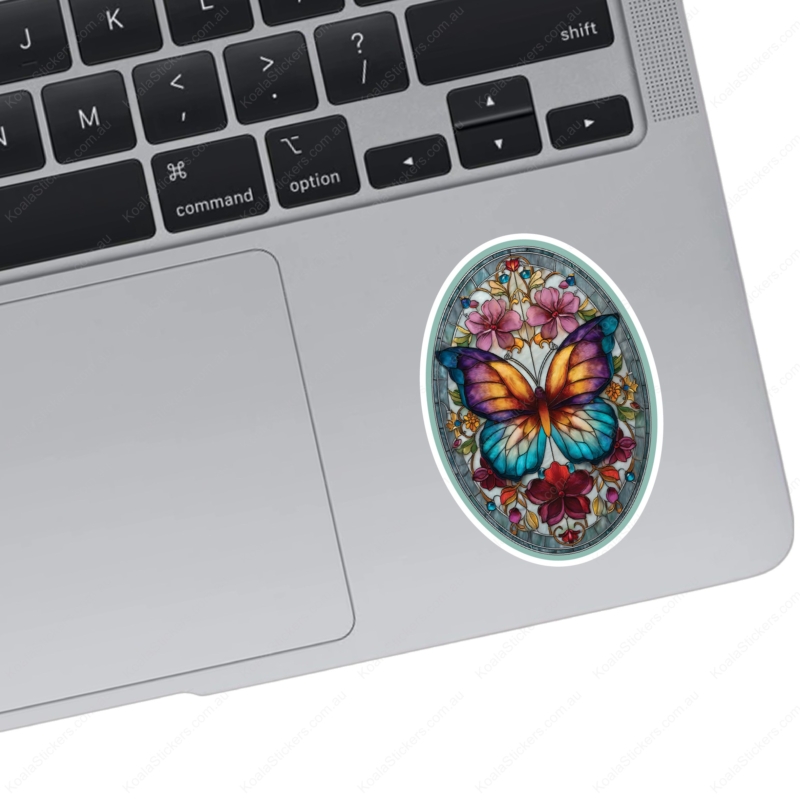 Koala Stickers: Glasswing Sticker - Image 2