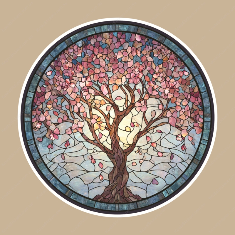Koala Stickers: Blossom Glass Sticker