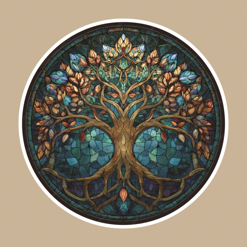 Koala Stickers: Tree of Senerity Sticker