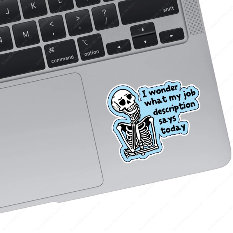 Koala Stickers: Job Description Sticker - Image 2