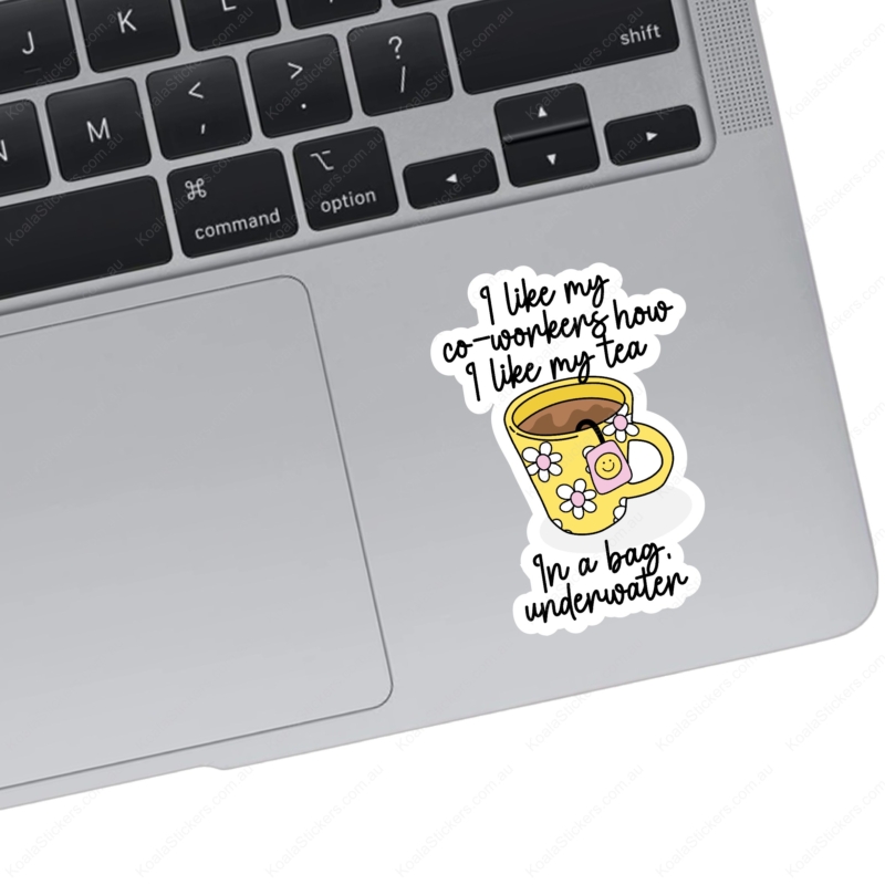 Koala Stickers: Teabag Coworker Sticker - Image 2