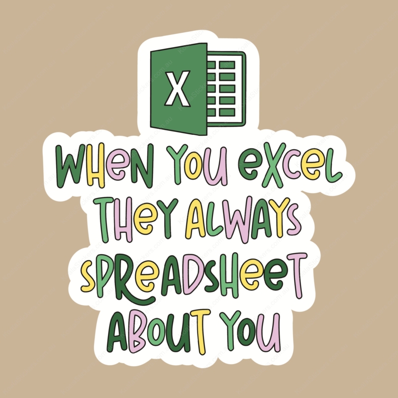 Koala Stickers: Spreadsheet Sticker