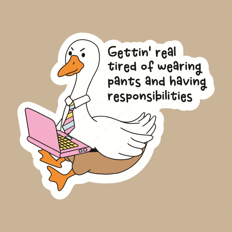 Koala Stickers: Getting Real Sticker