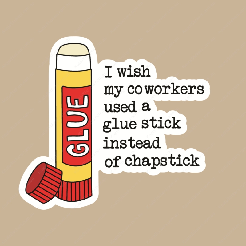 Koala Stickers: Chapstick Sticker