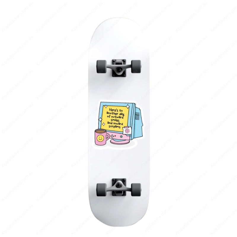 Koala Stickers: Inward Scream Sticker - Image 6