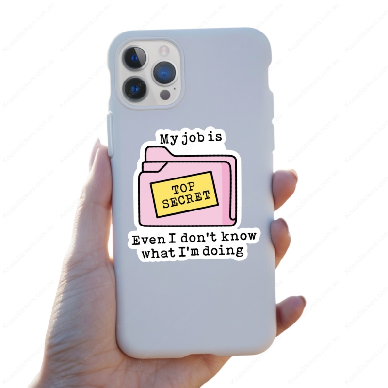 Koala Stickers: Top Secret Job Sticker - Image 3